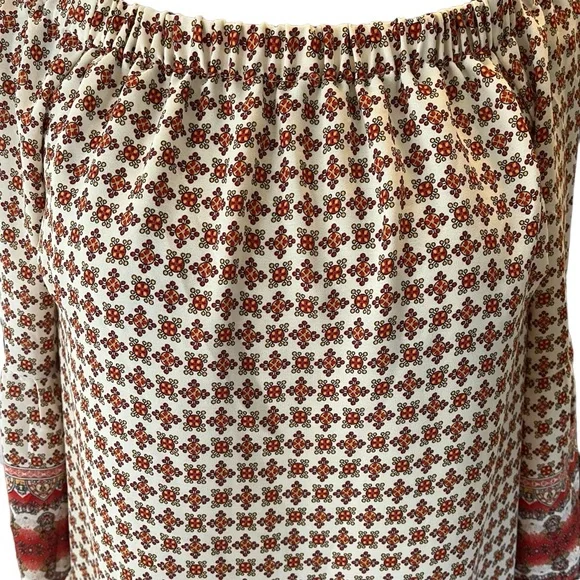 Carolina Belle Montreal retro off shoulder shift dress bell sleeve 2 sma… - Picture 5 of 15